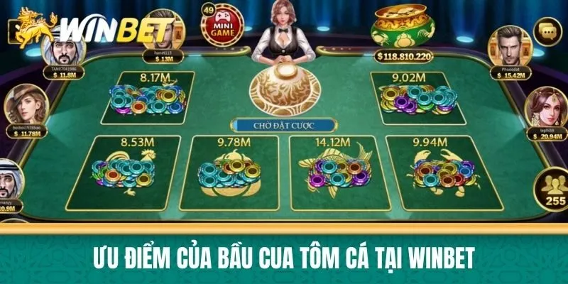 Ưu điểm của bầu cua tôm cá tại Winbet
